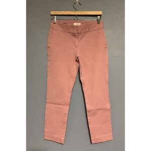 LOFT Outlet Women's Sz 2 Pink Curvy Skinny Ankle
